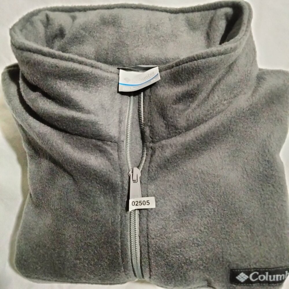 Columbia Men's Mount Grant Fleece Full Zip Jacket Gray XL XM1247-062 - Picture 6 of 6